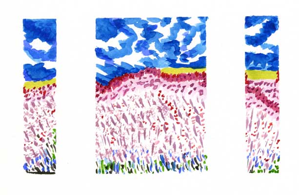 Ziggity-Zaggity Triptych